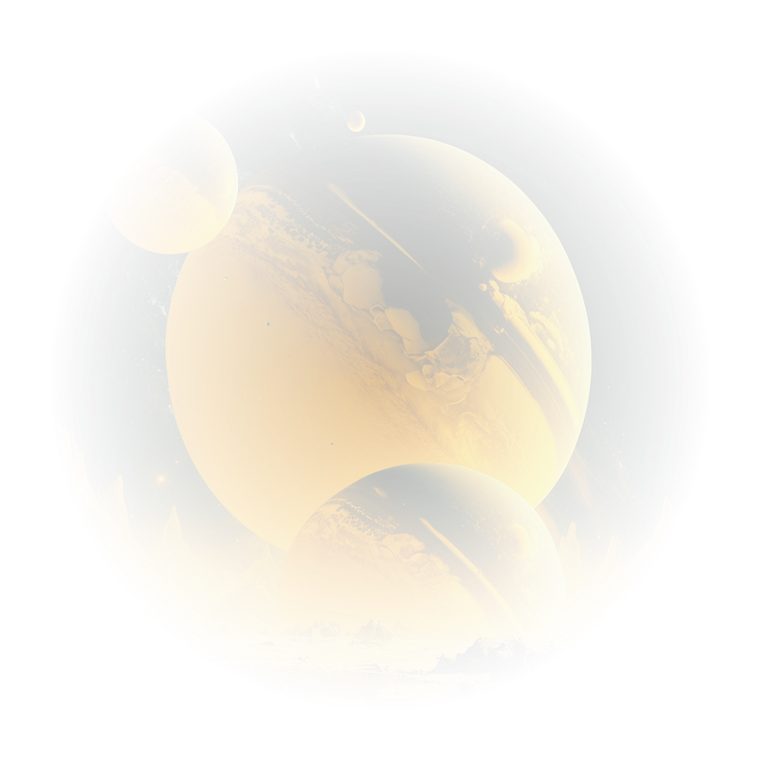 Yellow Planet background