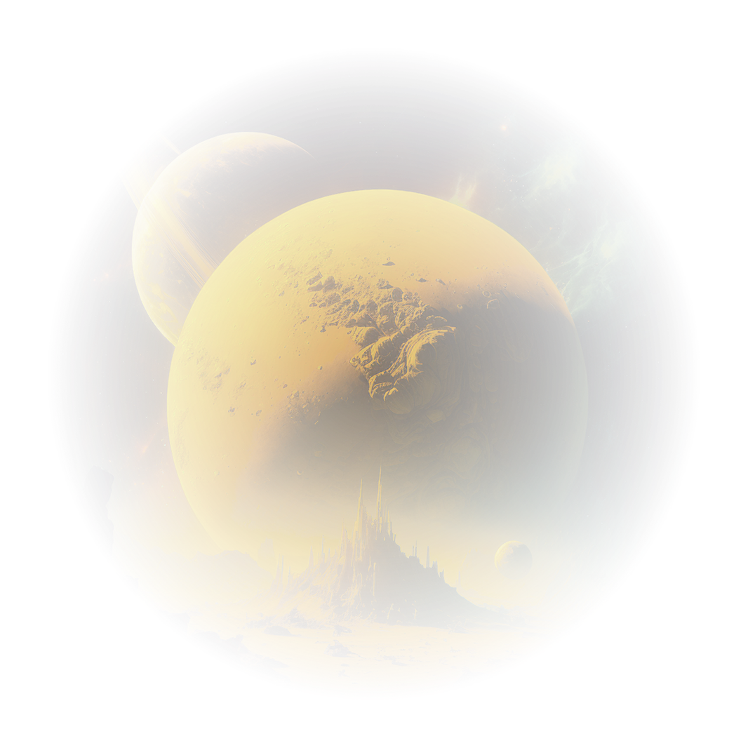 Yellow Planet background