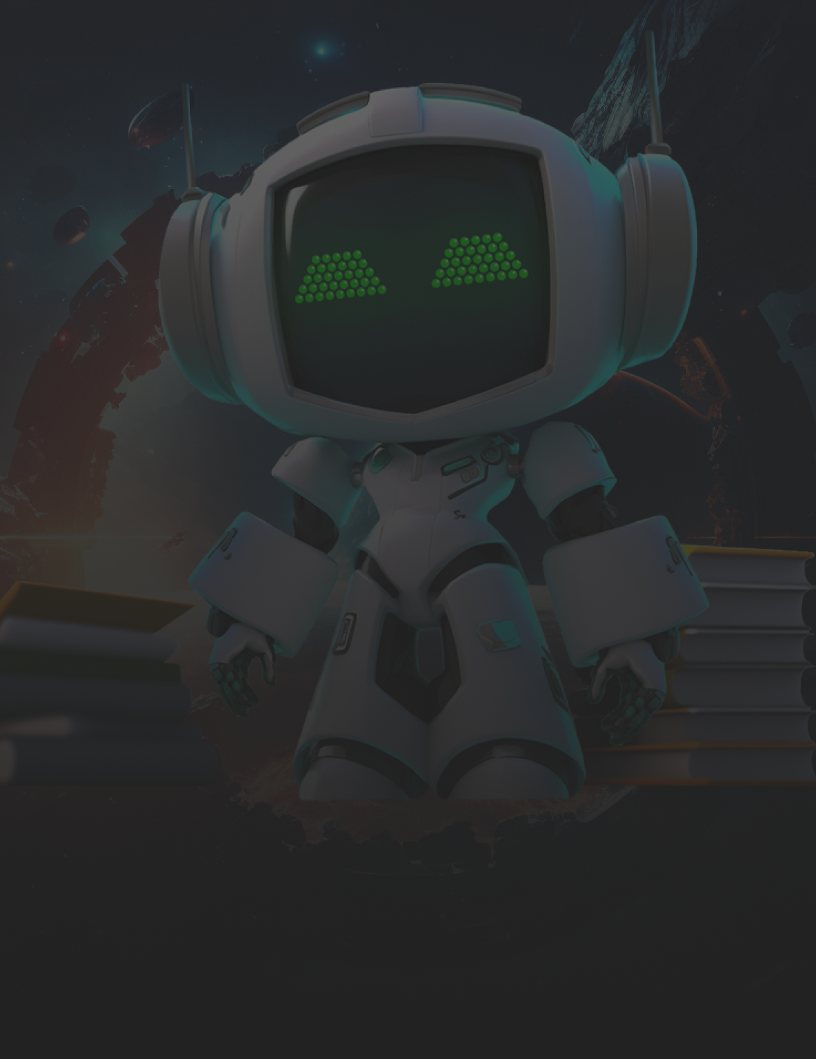 Education Cover with Robot